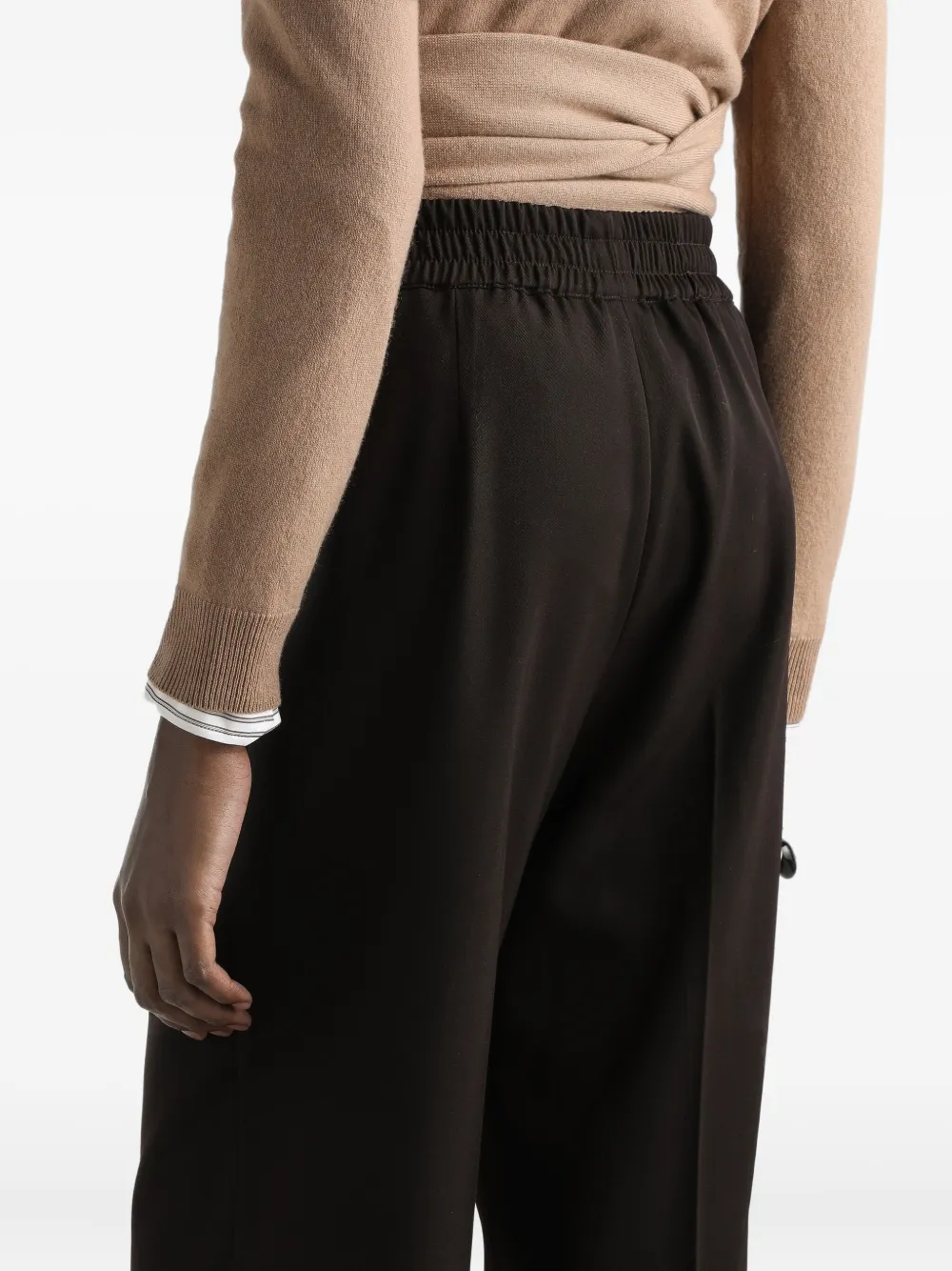 Dolce & Gabbana Trainingsbroek met elastische tailleband Zwart