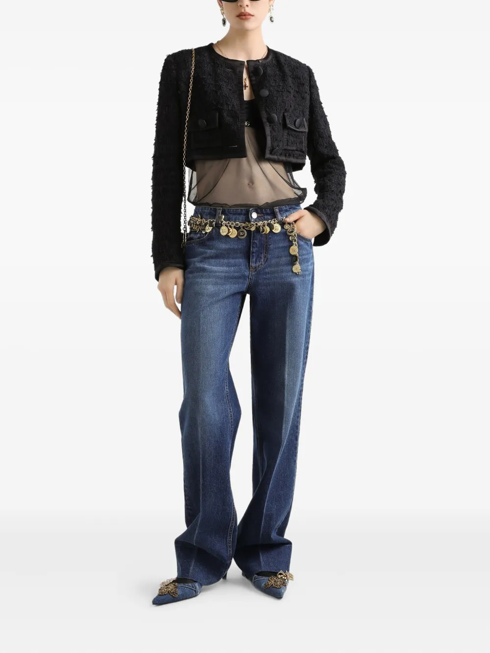 Dolce & Gabbana Straight jeans Blauw