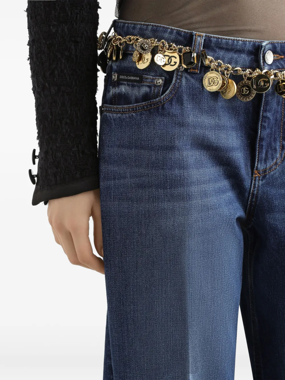 Dolce & Gabbana Straight jeans Blauw