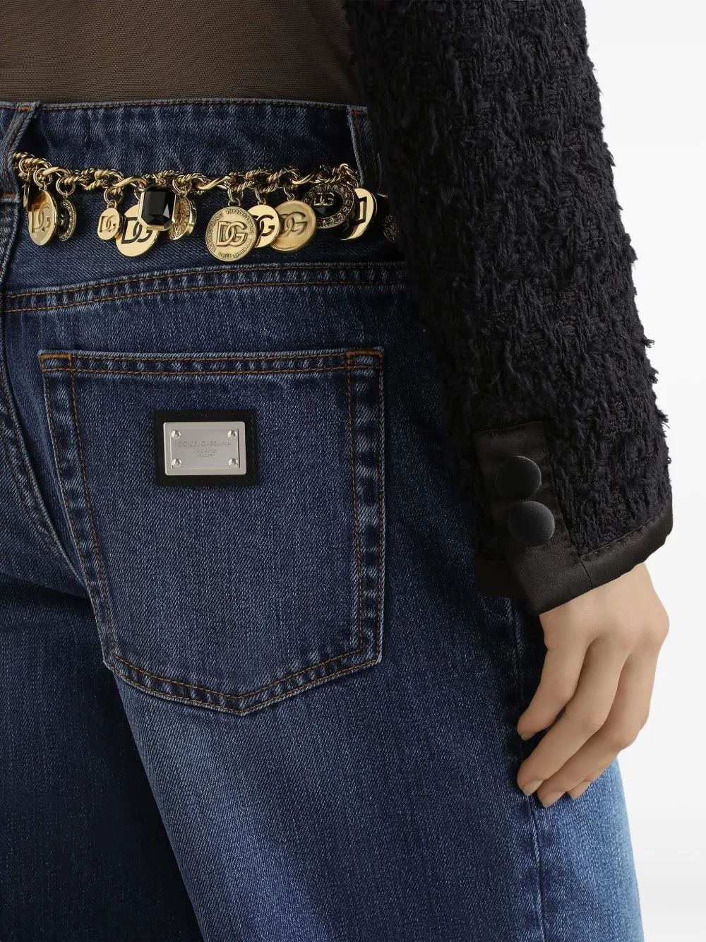 Dolce & Gabbana Straight jeans Blauw