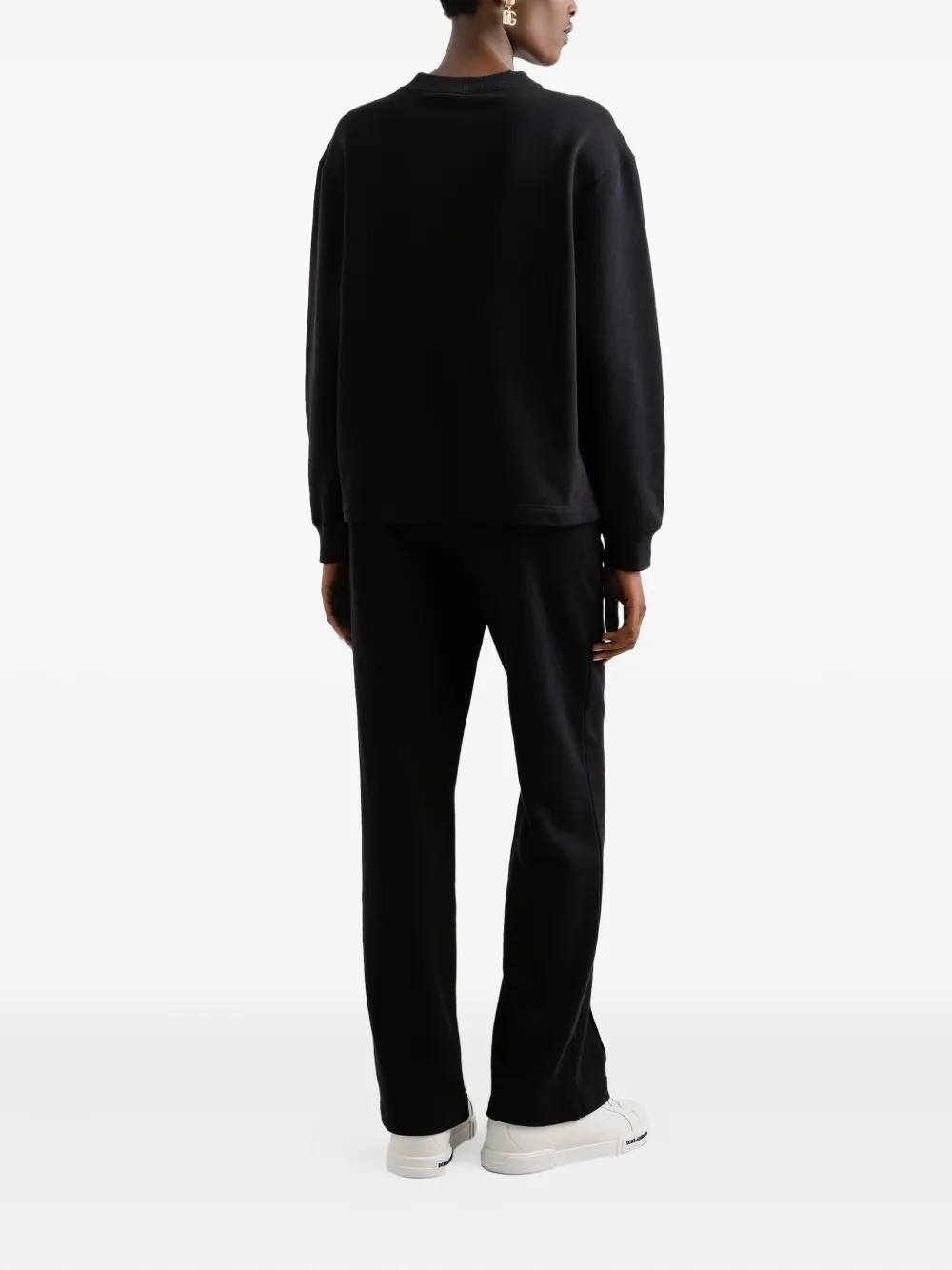 Dolce & Gabbana Trainingsbroek met logopatch Zwart