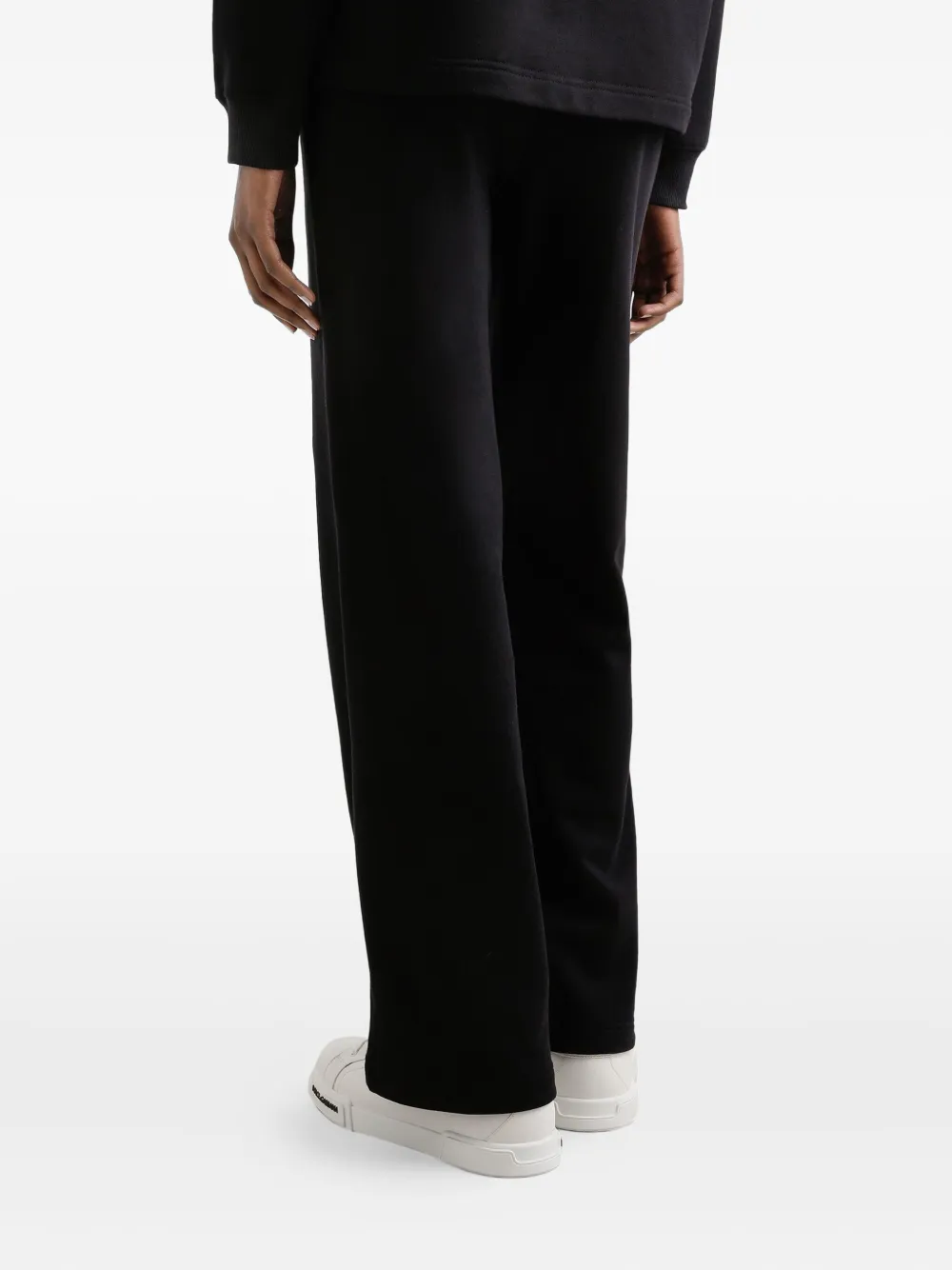 Dolce & Gabbana Trainingsbroek met logopatch Zwart