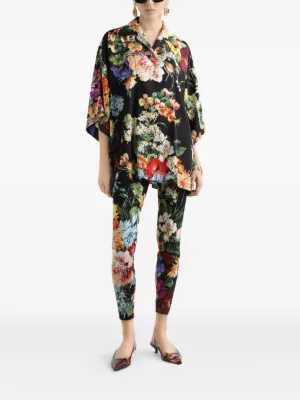 ドルチェアンドガッパーナチルドレンロゴ花柄レギンス大人も着用可 Dolce & Gabbana ドルチェ＆ガッバーナ プリントレギンス - FARFETCH