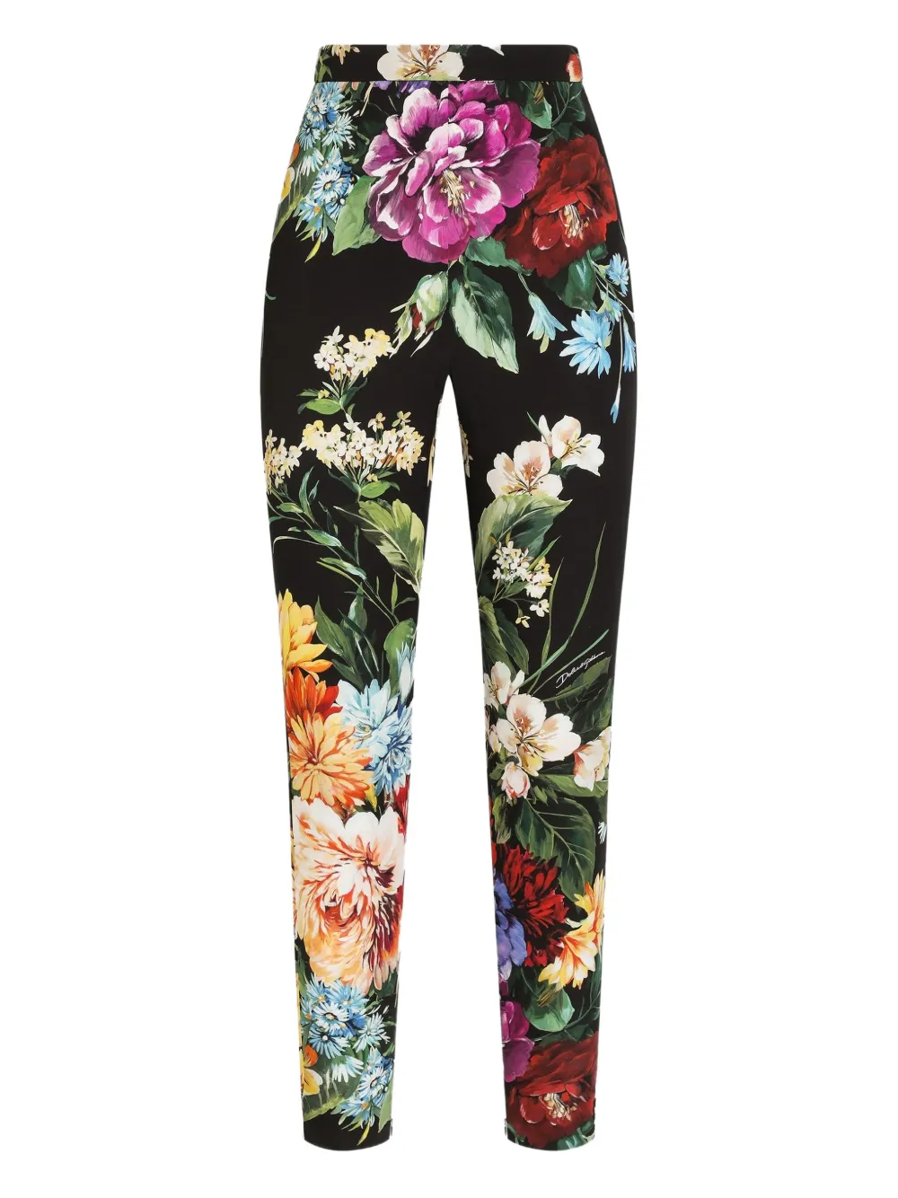 Dolce & Gabbana legging à fleurs | noir | Image 1