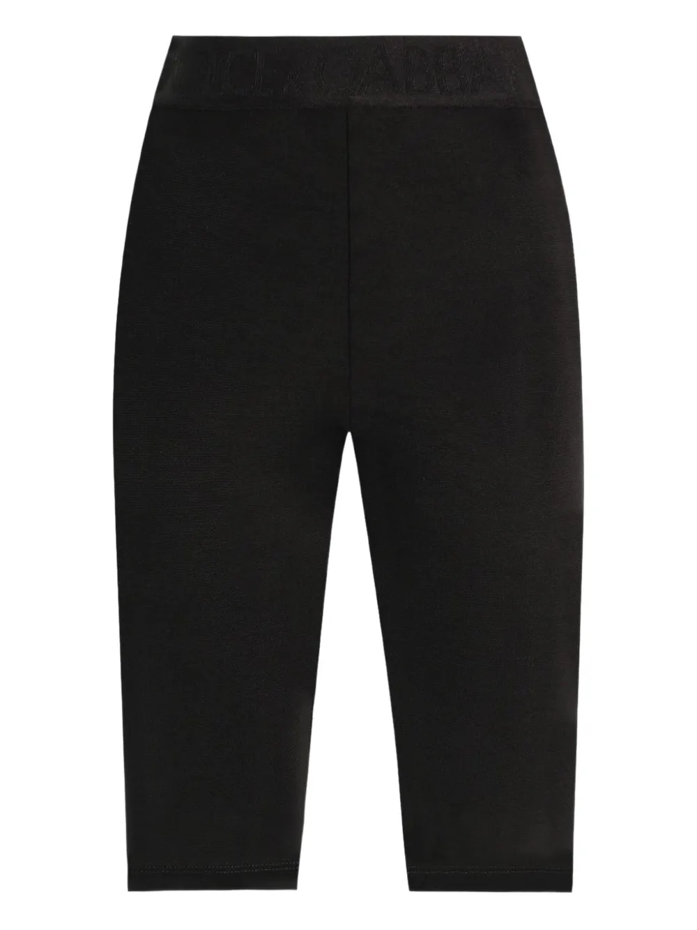 Dolce & Gabbana Bikershorts met logo taille Zwart