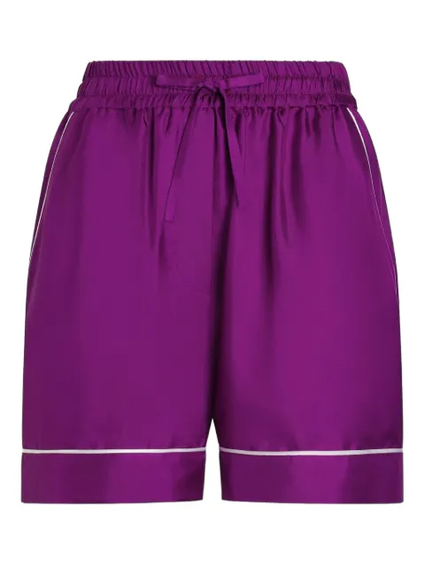 Dolce & Gabbana شورت حرير