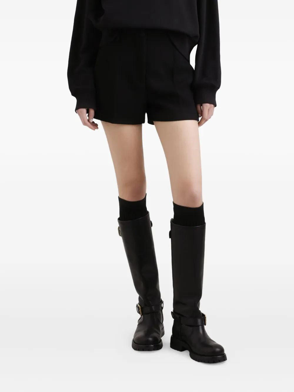 Dolce & Gabbana High waist shorts Zwart