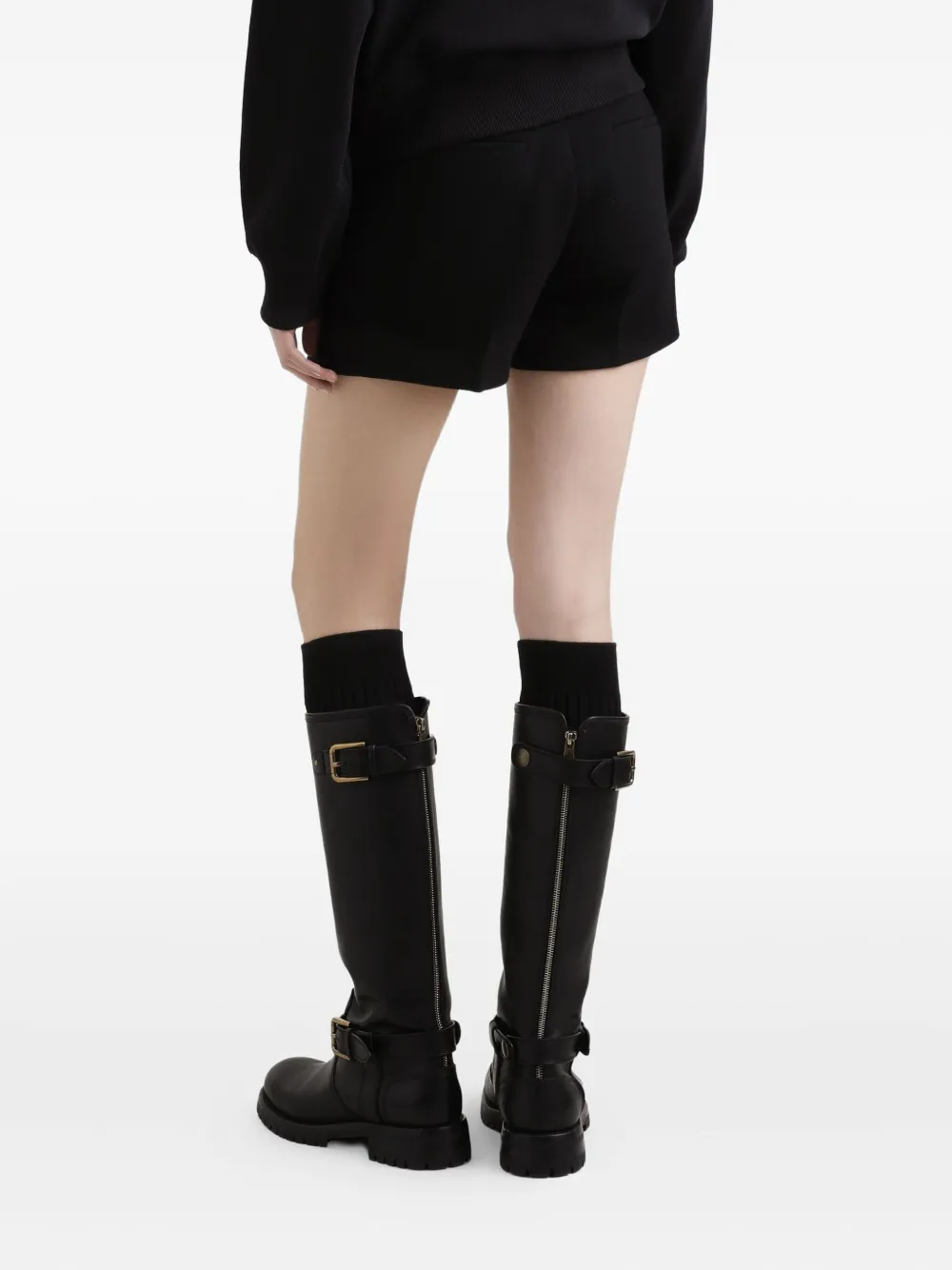 Dolce & Gabbana High waist shorts Zwart