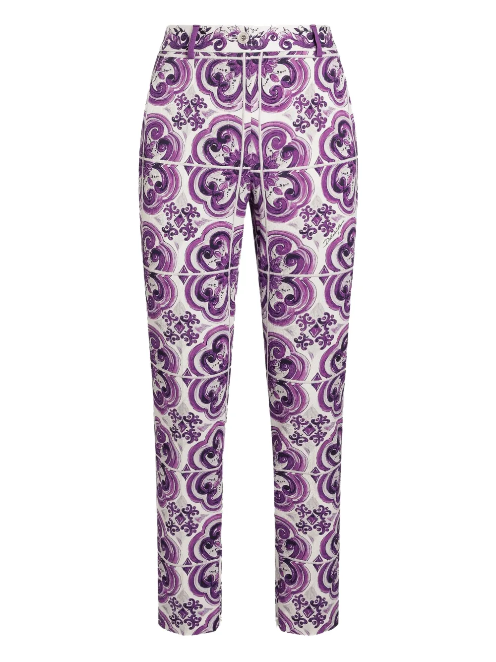 Dolce & Gabbana Majolica-print trousers | Purple | Image 1