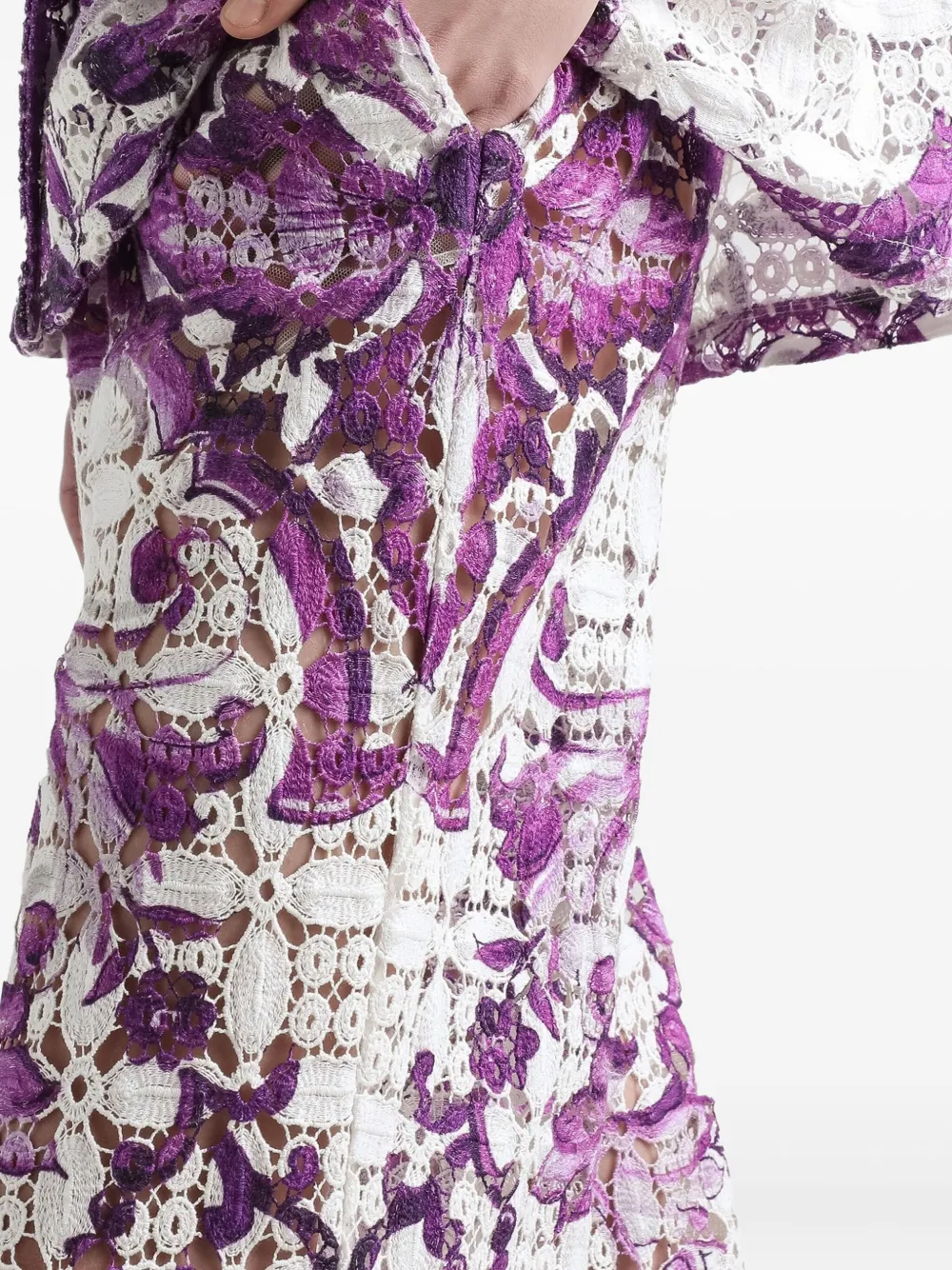 Dolce & Gabbana Broek met Majolica-print Wit