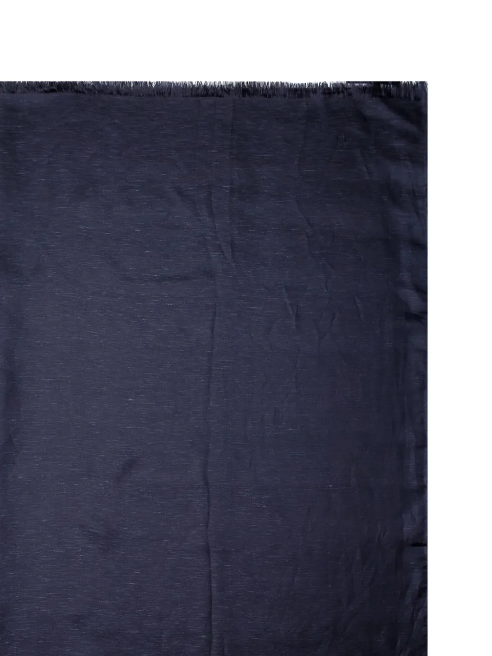 Max Mara Sjaal met gerafelde afwerking Blauw