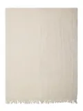 Max Mara linen scarf - White