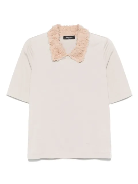 Fabiana Filippi ruffle-collar T-shirt