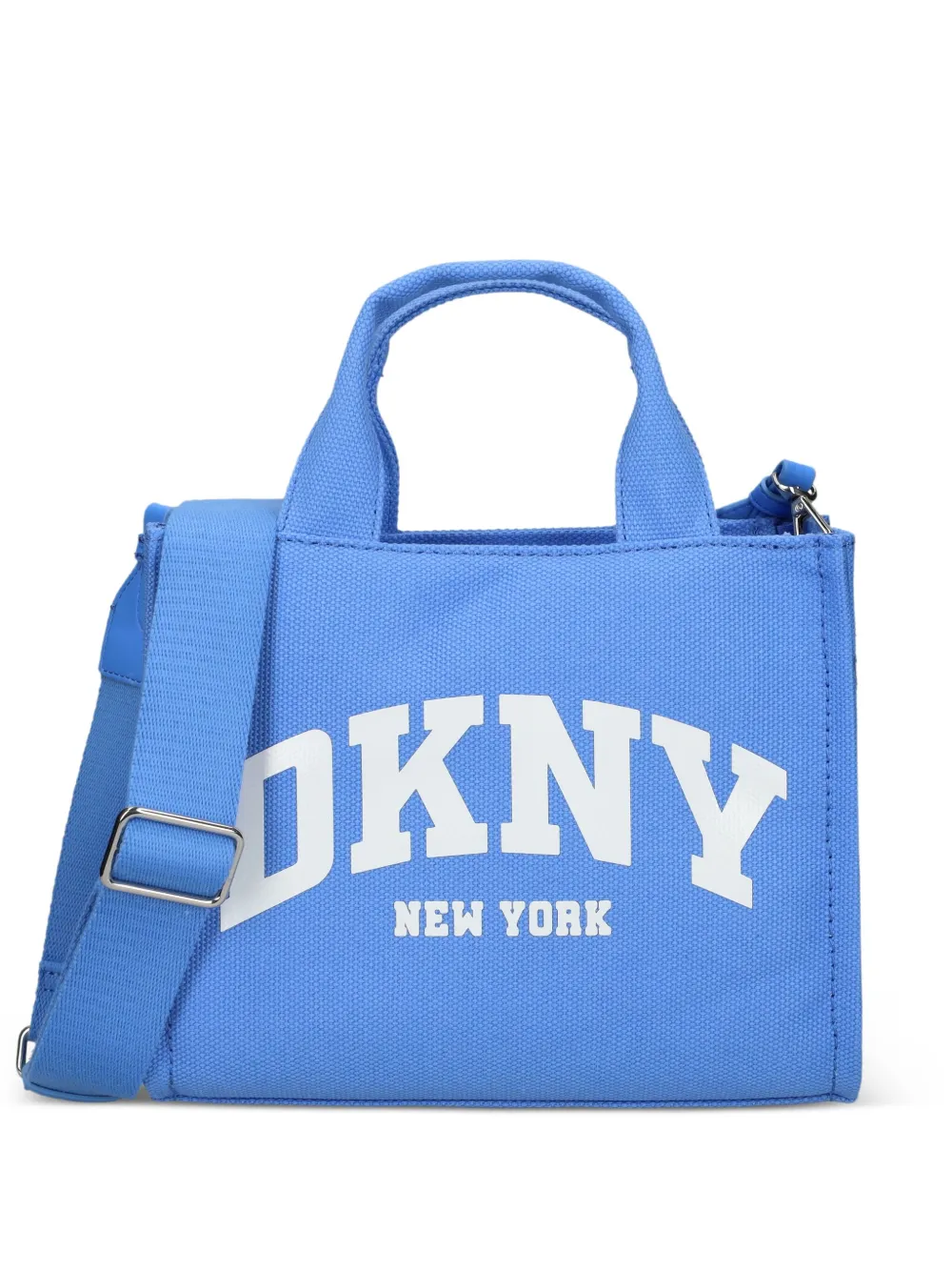 logo-print tote bag