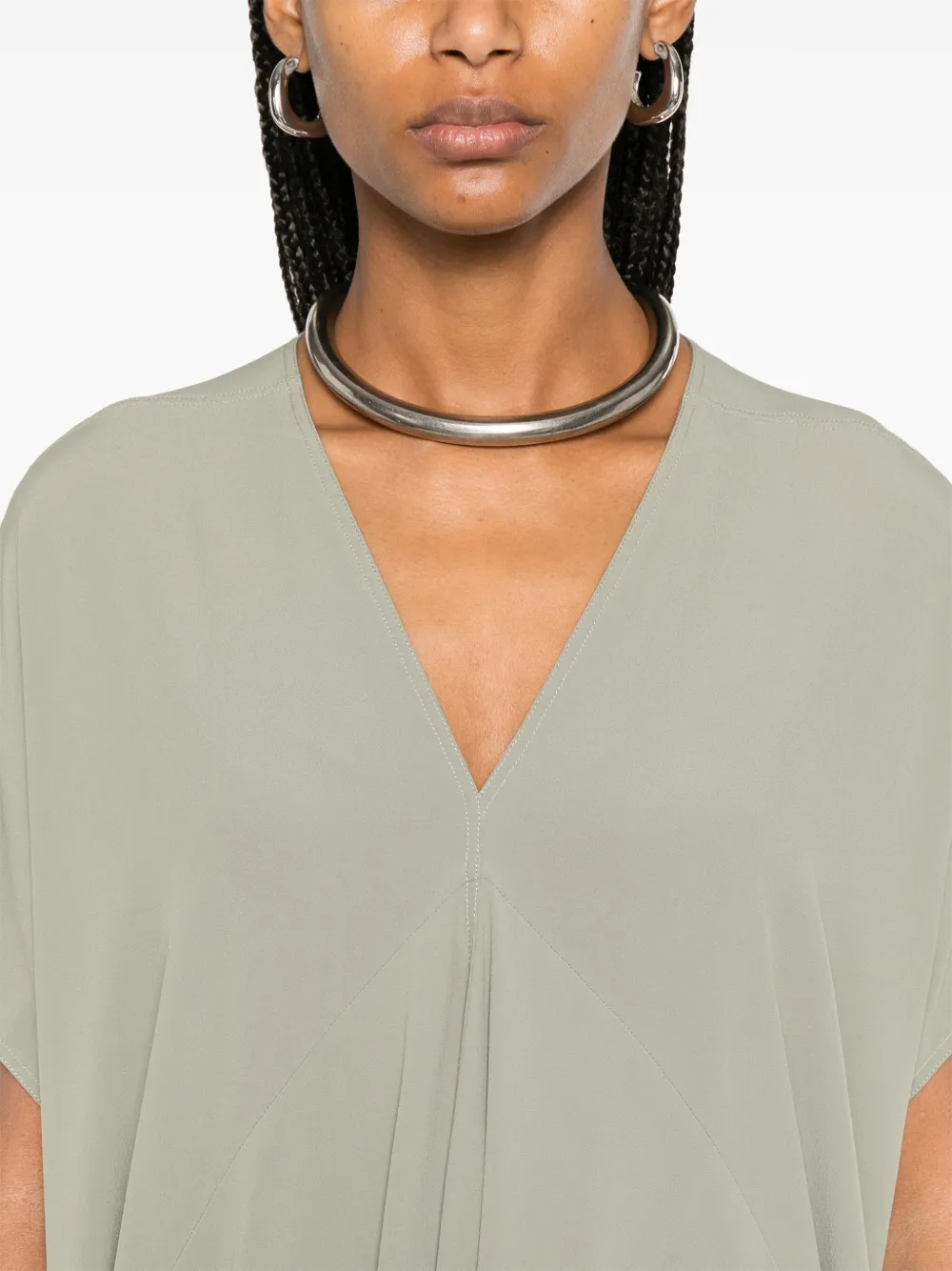 Rick Owens TommyKite midi-jurk Grijs