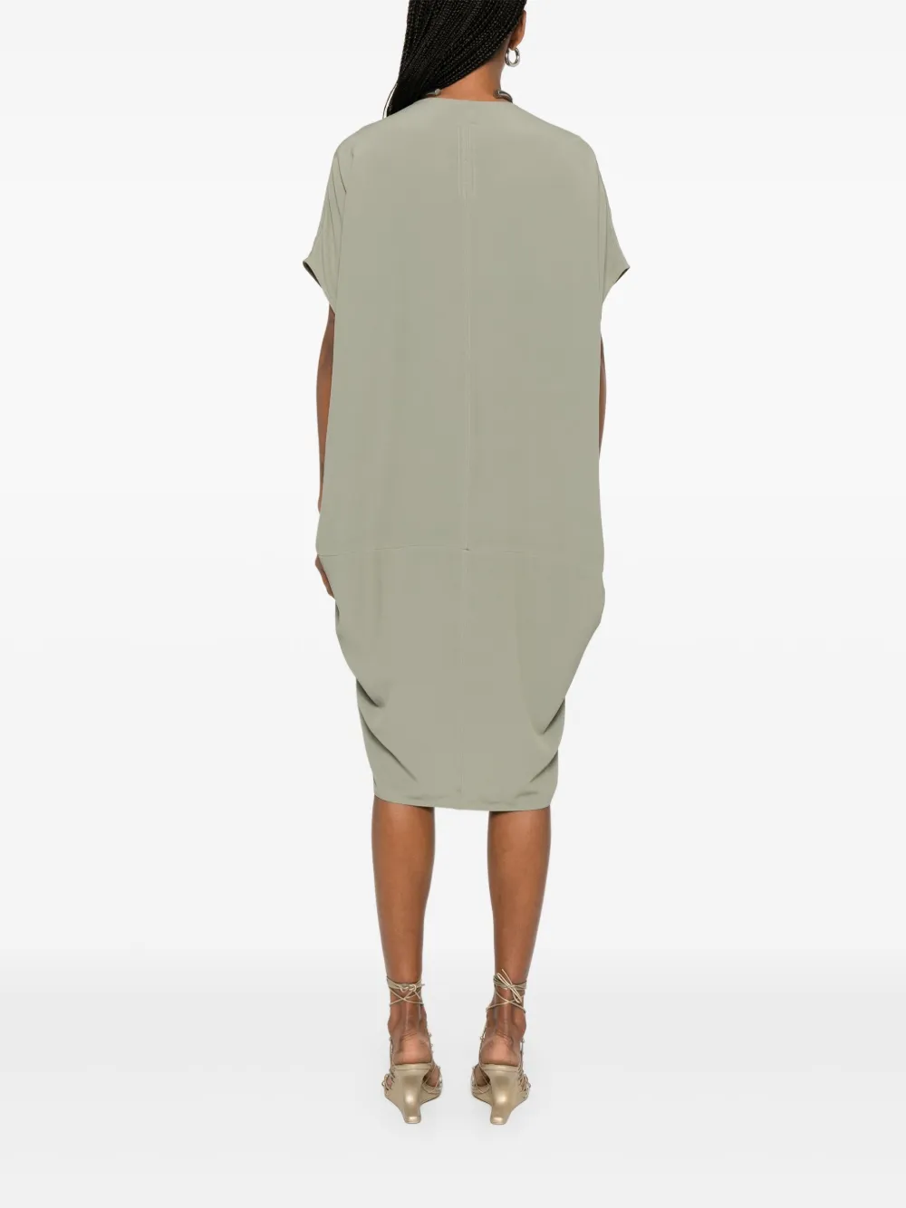 Rick Owens TommyKite midi-jurk Grijs