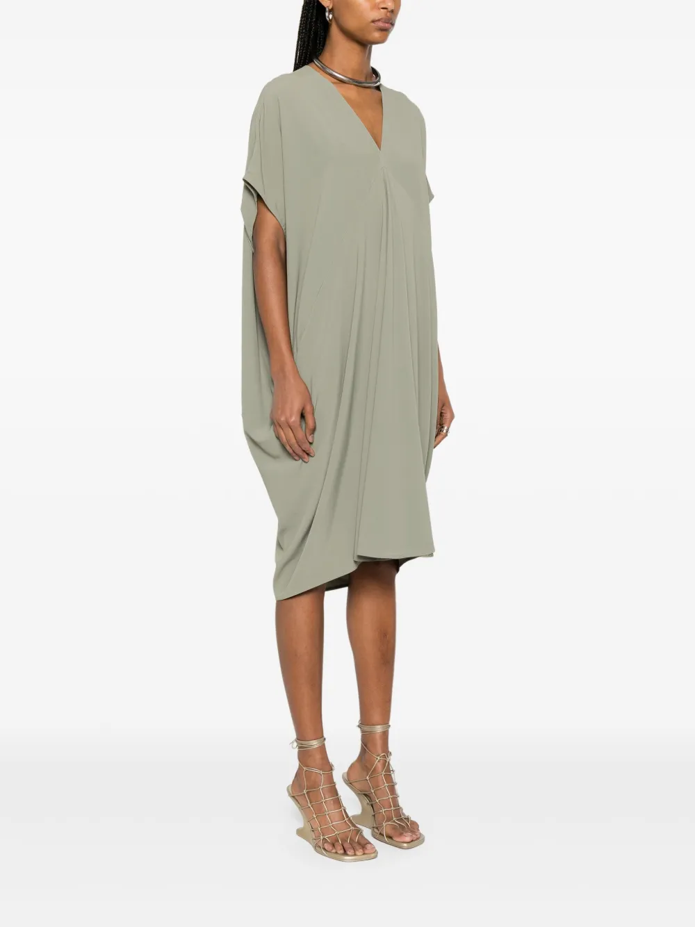 Rick Owens TommyKite midi-jurk Grijs