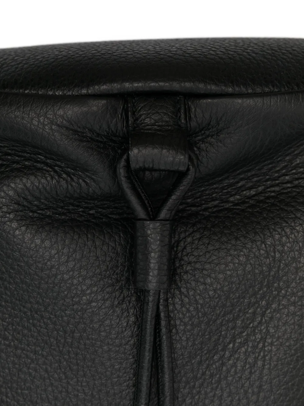 The Row Joe Leather Backpack In Black