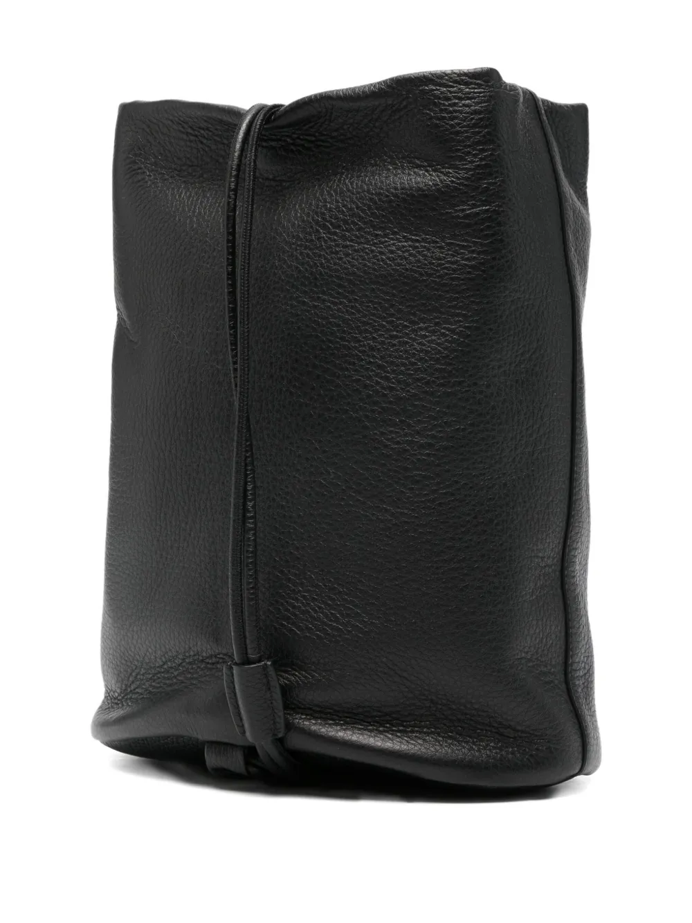 The Row Joe Leather Backpack In Black