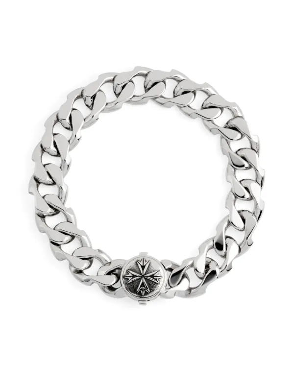 Emanuele Bicocchi ロゴ ブレスレット | シルバートーン | FARFETCH JP