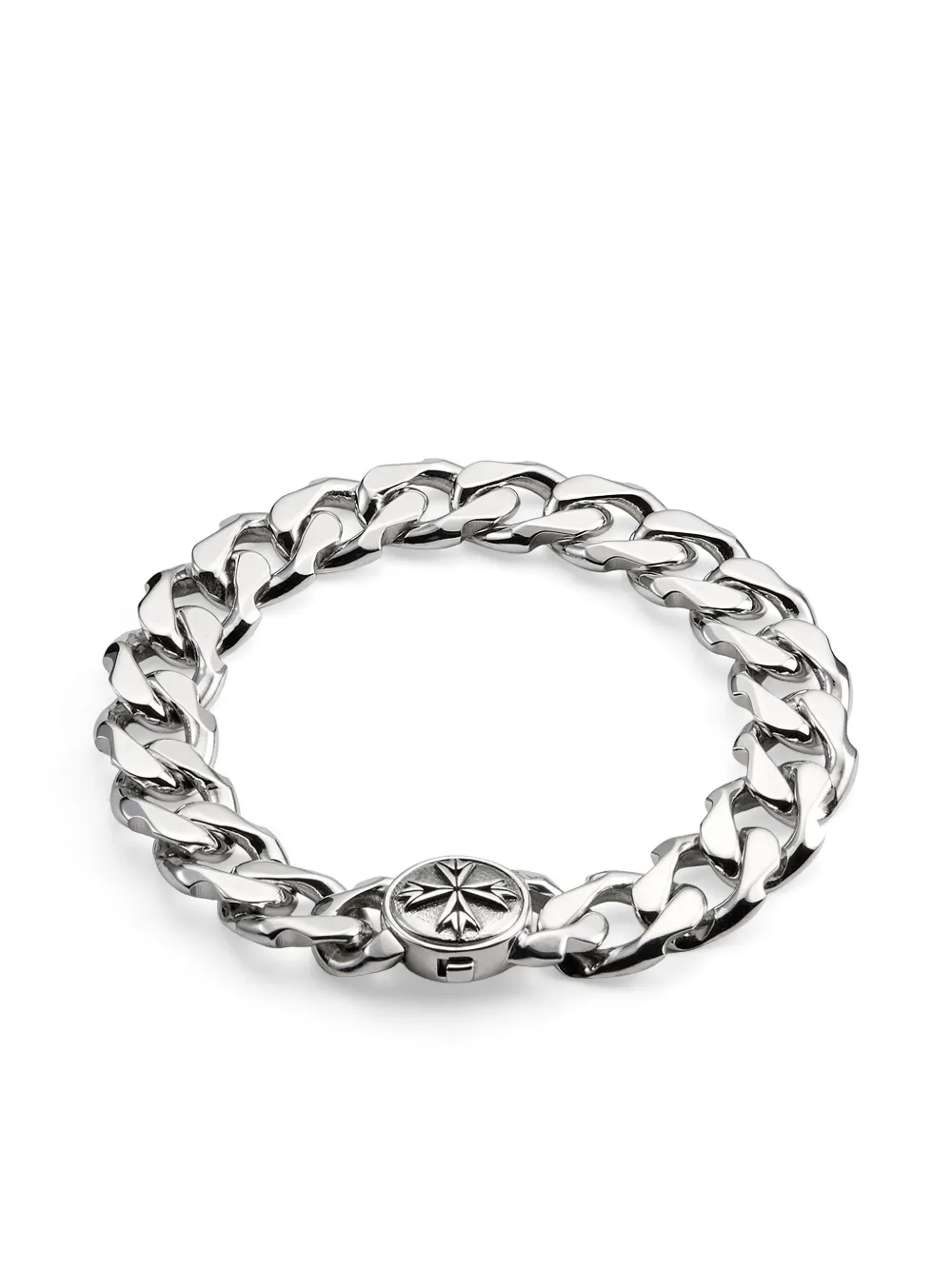 Emanuele Bicocchi pulsera con logo grabado | plateado | Image 1