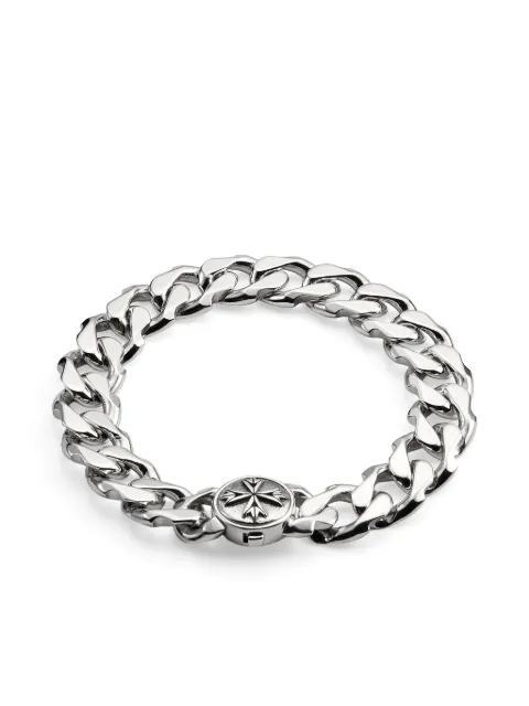 Emanuele Bicocchi logo-engraved bracelet 