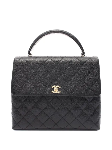 CHANEL Pre-Owned bolsa de mano Caviar Kelly Top Handle Bag 2002-2003
