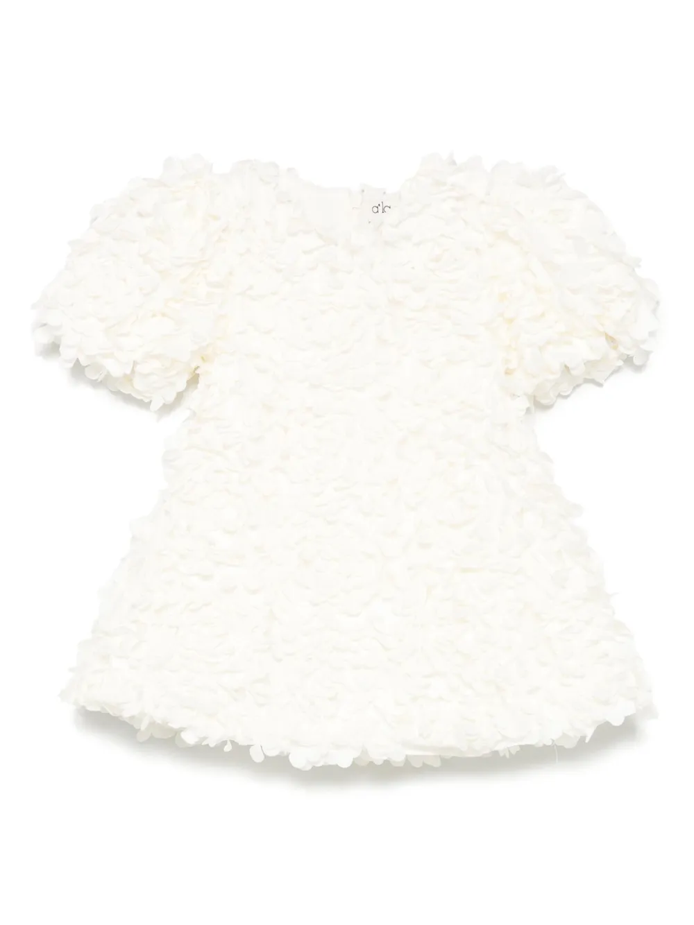 alapage vestido con flores en 3D | neutro | Image 1