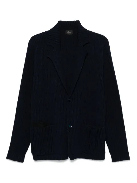 Brioni blazer tejido de canalé