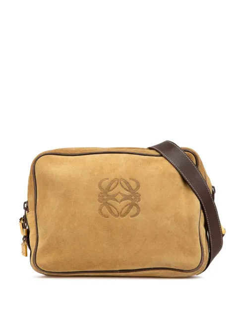 Loewe Pre-Owned 20th Century Anagram Suede crossbody bag