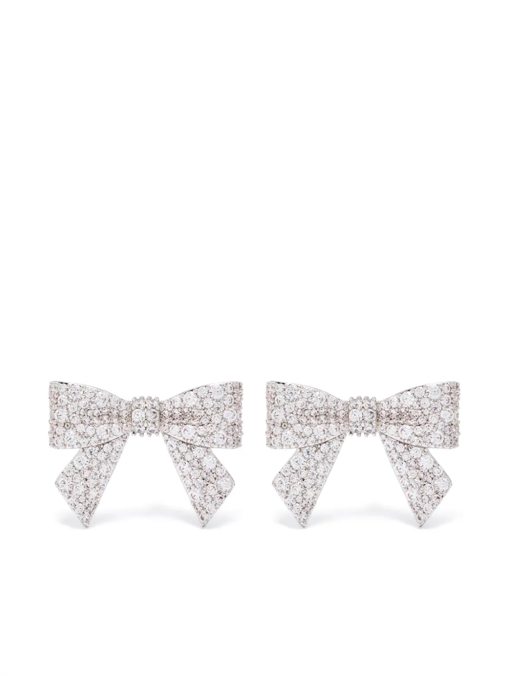 SHUSHU/TONG リボンノット ピアス - シルバートーン SHUSHU/TONG リボンノット ピアス - シルバートーン