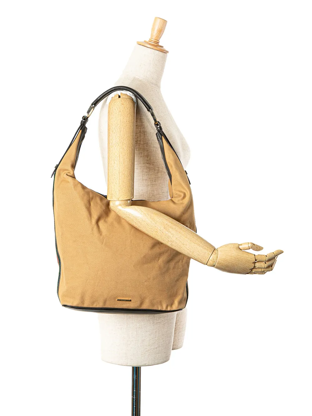 Gucci Pre-Owned Borsa a spalla in tela con decorazione Web 2000-2015 | Image 7