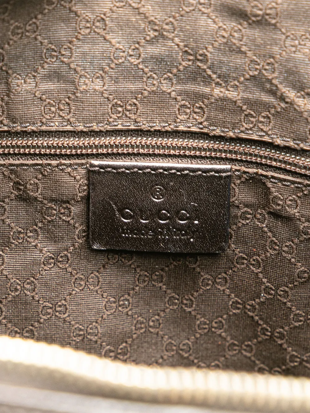 Gucci Pre-Owned Borsa a spalla in tela con decorazione Web 2000-2015 | Image 5