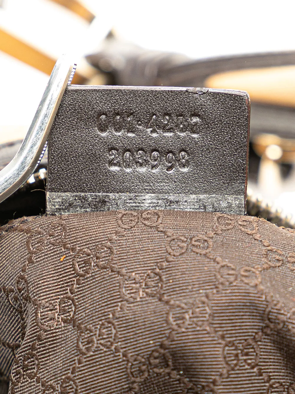 Gucci Pre-Owned Borsa a spalla in tela con decorazione Web 2000-2015 | Image 6