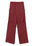 RAME elasticated-waist cargo pants - Red
