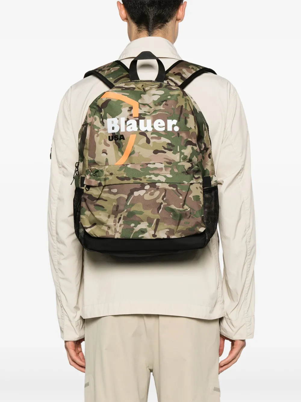 Blauer Mochila com estampa de logo | Image 2