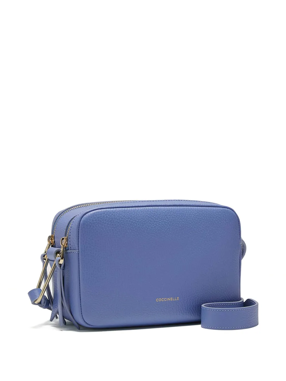Coccinelle Crossbodytas met textuur Blauw