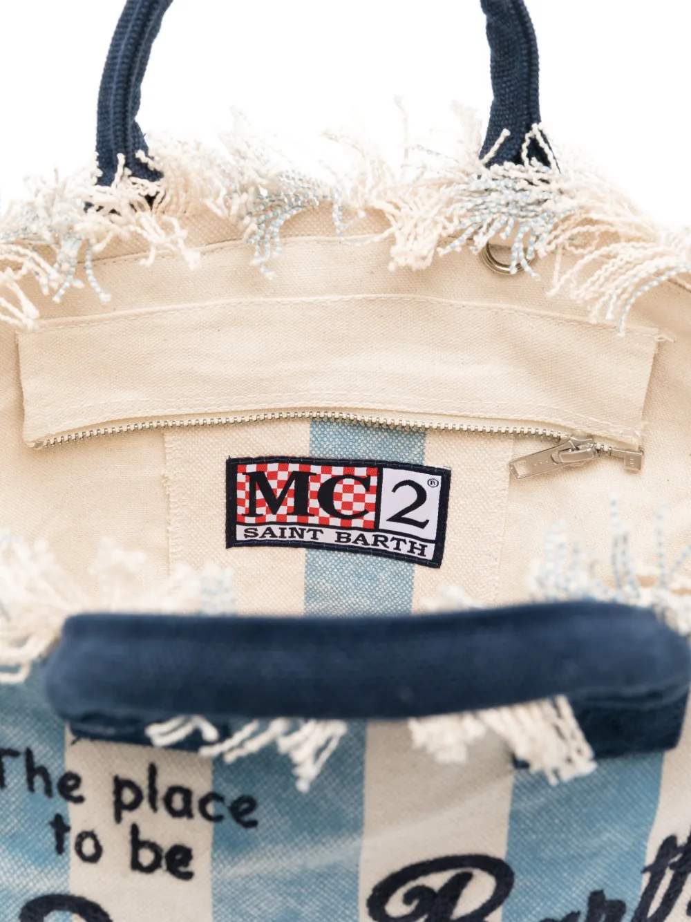 MC2 Saint Barth Colette shopper Blauw