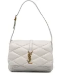 Saint Laurent Pre-Owned 2022 Quilted Lambskin Le 57 shoulder bag - White