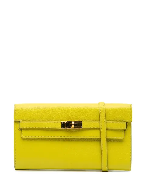 Hermès Pre-Owned 2020 Chevre Mysore Kelly To Go Wallet crossbody bag