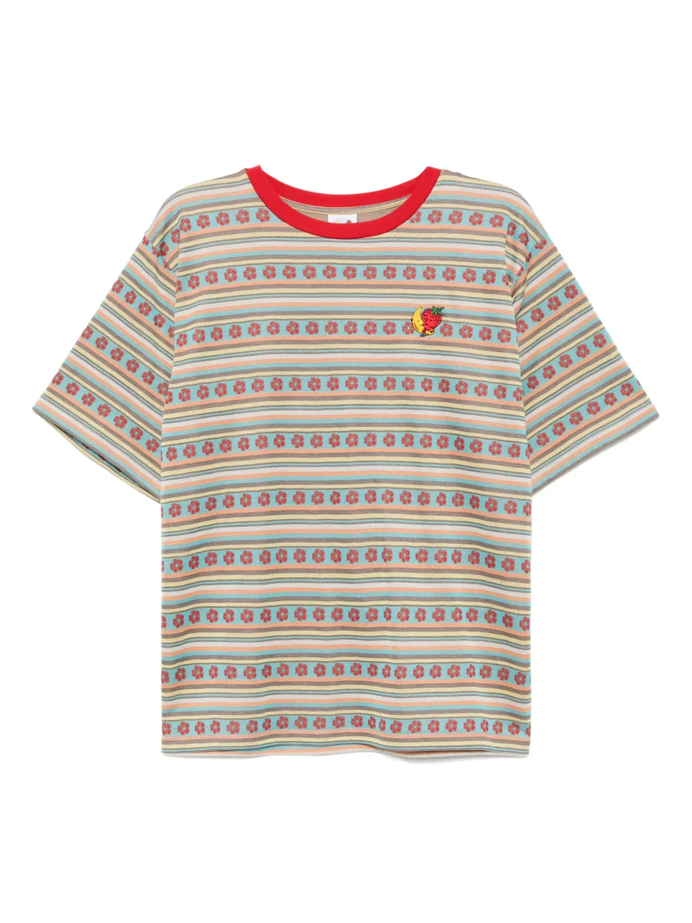Sky High Farm ストライプ Tシャツ - ニュートラル Sky High Farm ストライプ Tシャツ - ニュートラル