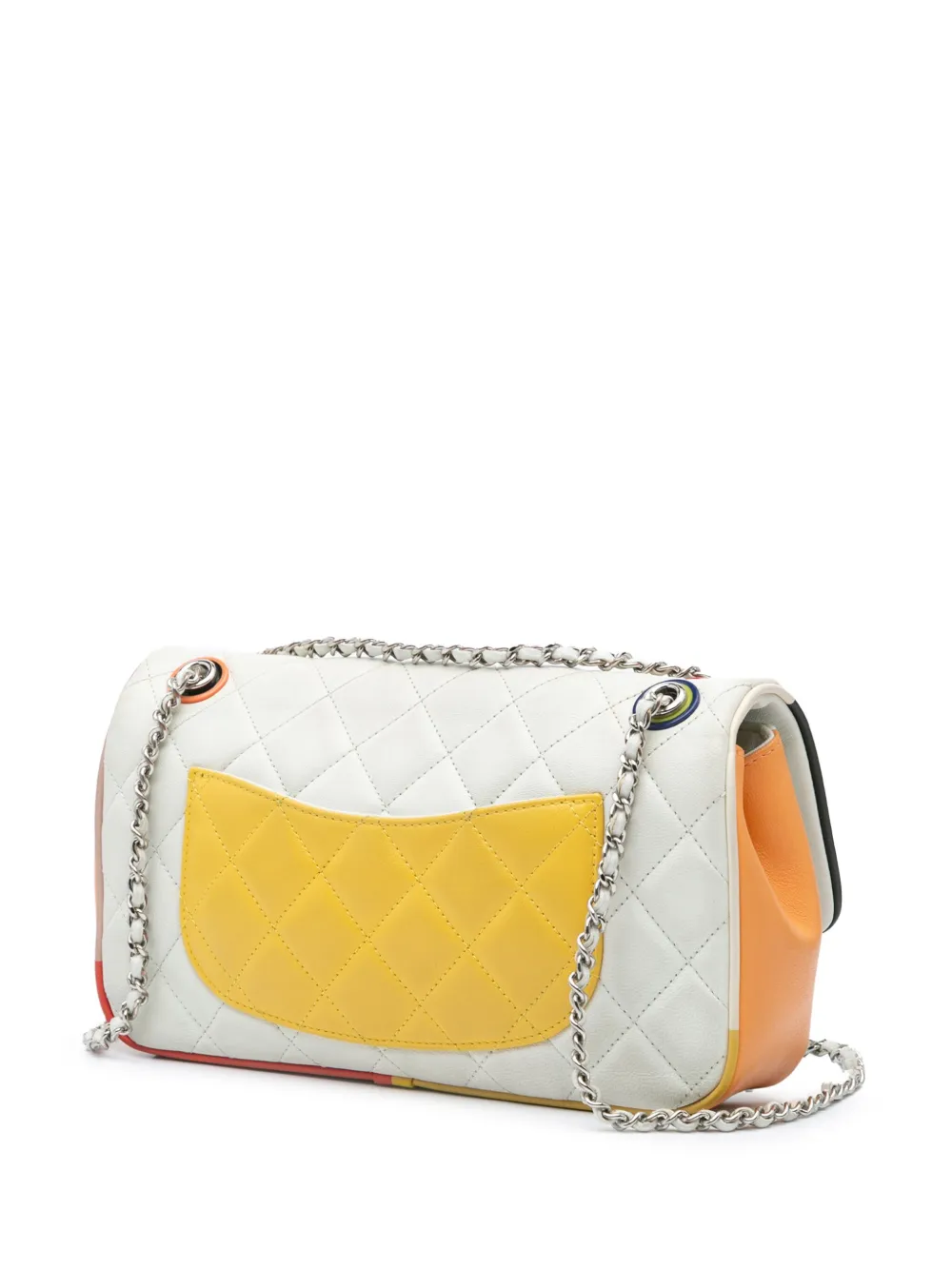 CHANEL Pre-Owned شنطة كتف 'بليكسي غلاس كوبا كولور فلاب' جلد حمل مبطنة متوسطة 2017-2016 | كلاسيكيات | Image 2