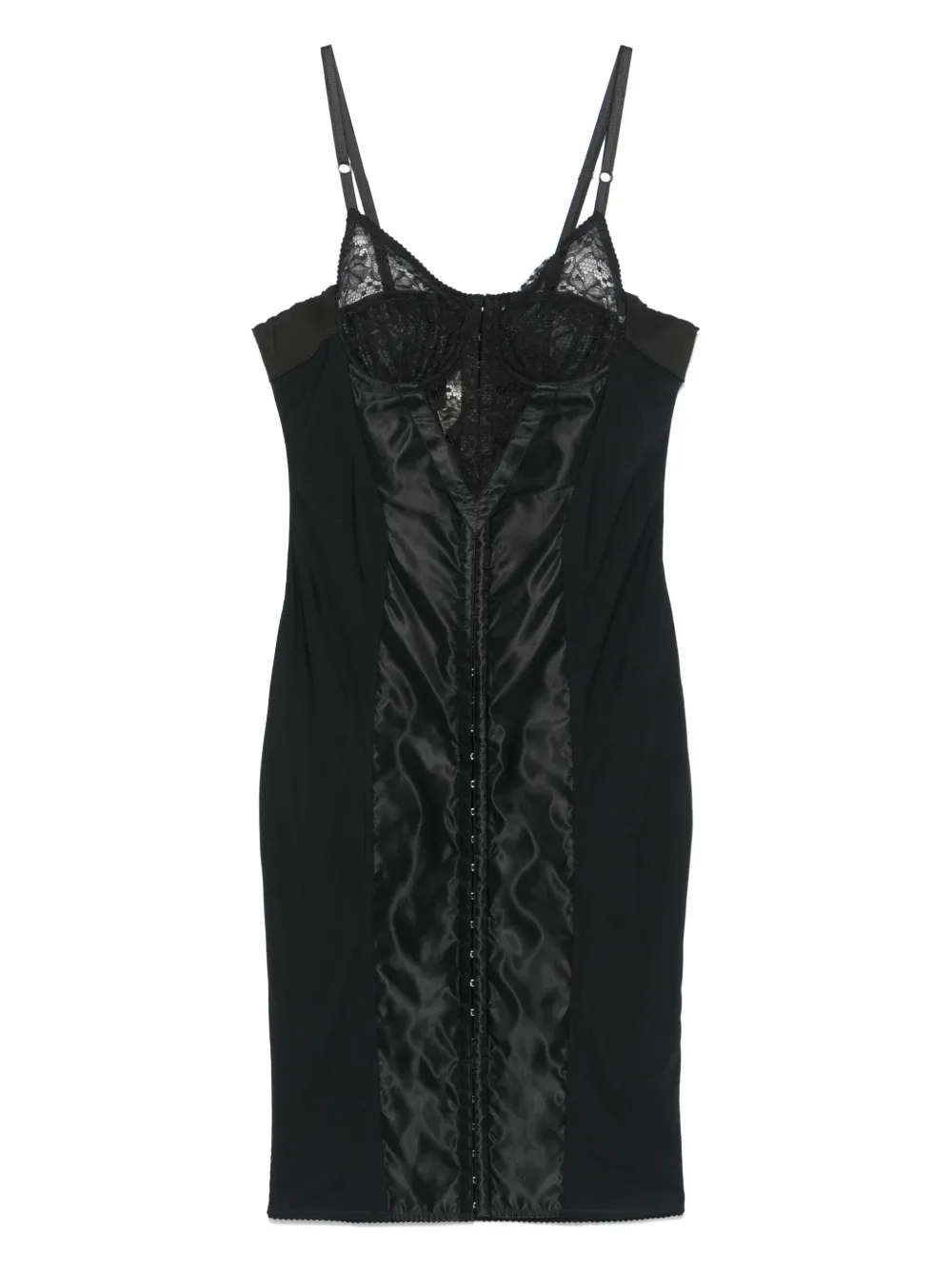 Dolce & Gabbana Pre-Owned 2010s lace-detailed midi dress | Black | Image 1