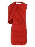 Magda Butrym drape-detail mini dress - Red