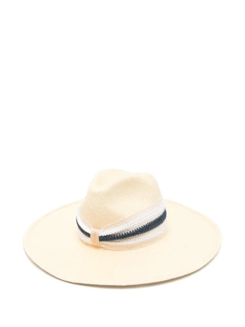 Borsalino sombrero con detalle bordado