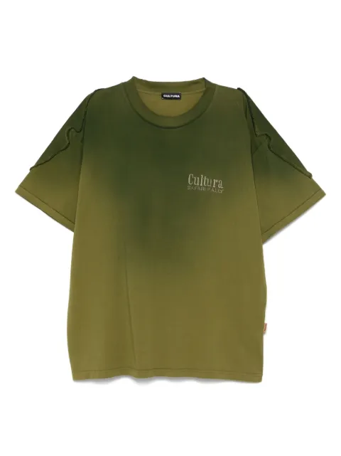 CULTURA embroidered-logo T-shirt