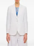 Alberto Biani single-breasted blazer - White