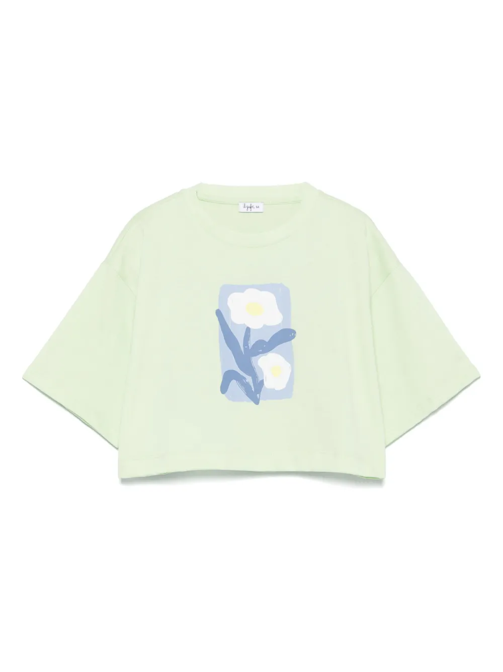 Il Gufo T-shirt met logopatch Groen