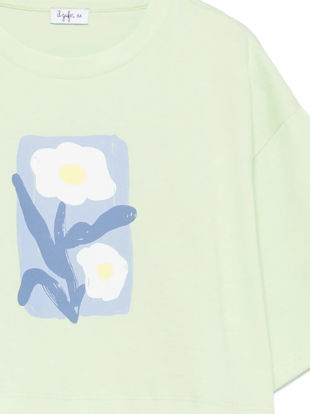 Il Gufo T-shirt met logopatch Groen
