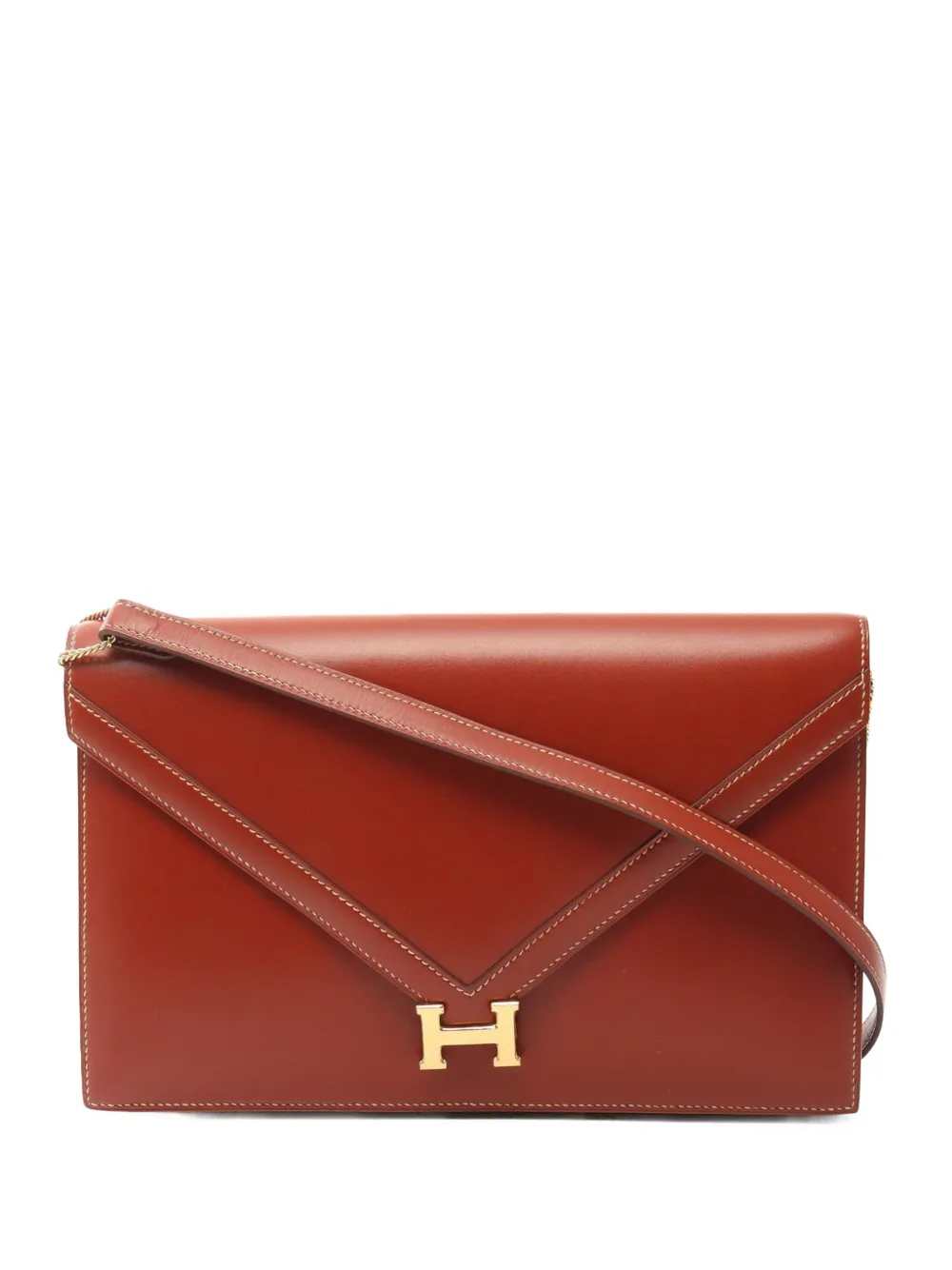 Hermès Pre-Owned 1988 ボックス カーフ リディ ショルダーバッグ - ブラウン Hermès Pre-Owned 1988 ボックス カーフ リディ ショルダーバッグ - ブラウン